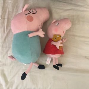 Daddy pig and peppa pig set. Excellent used condition.